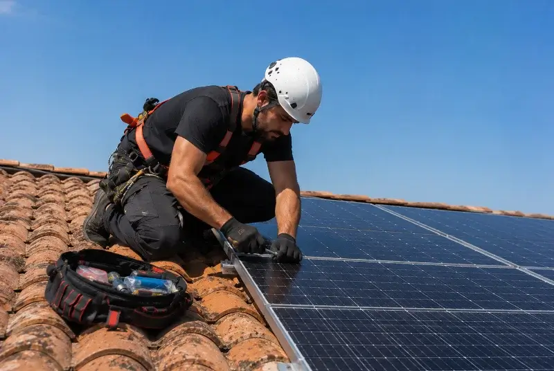 Maintenance et monitoring de panneaux solaires à Beuvrages